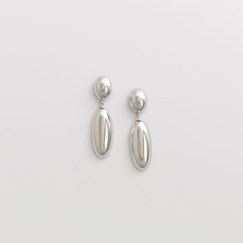 Curated Chunky Oval Drop Earrings
