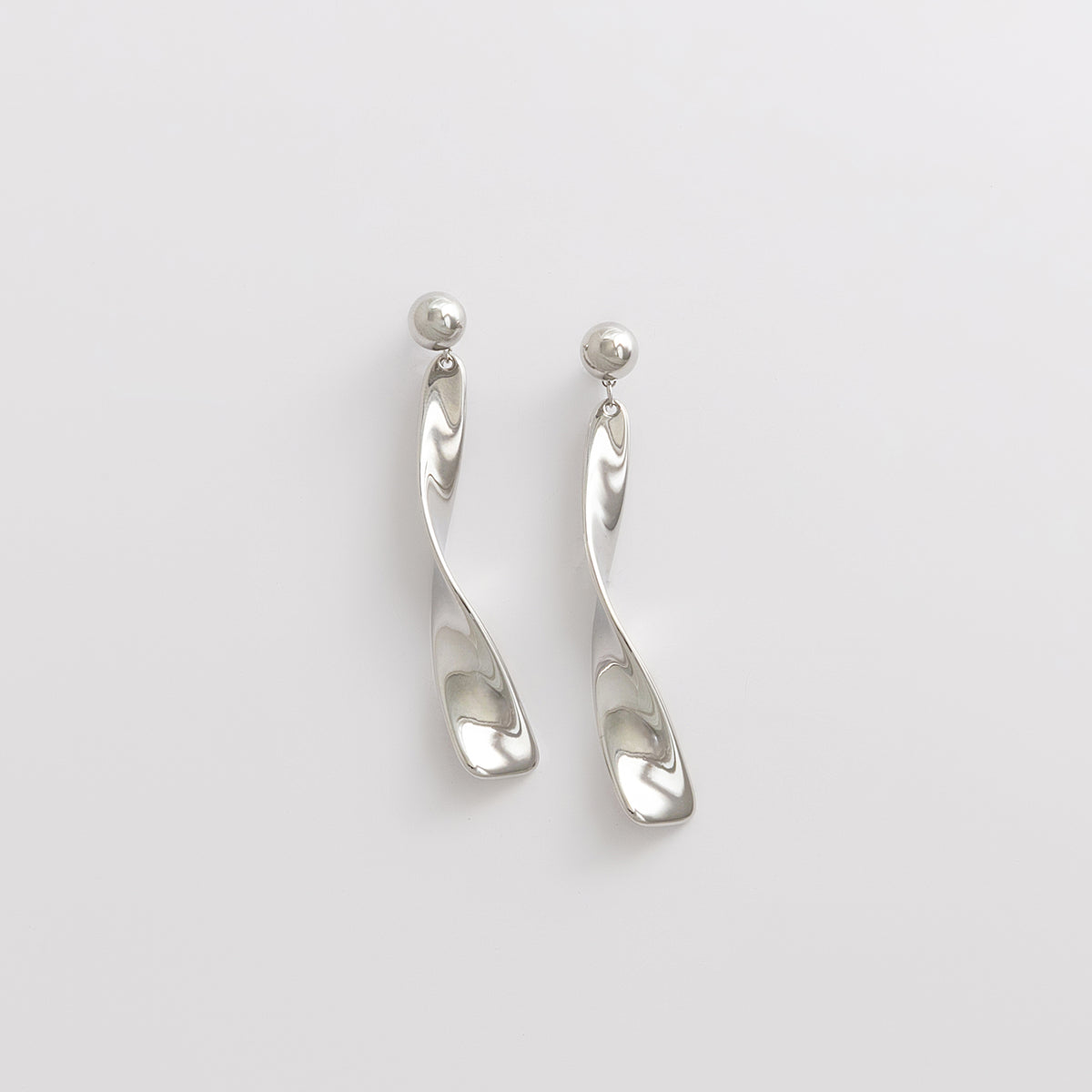 Curated Twisted Ribbon Drop Earrings