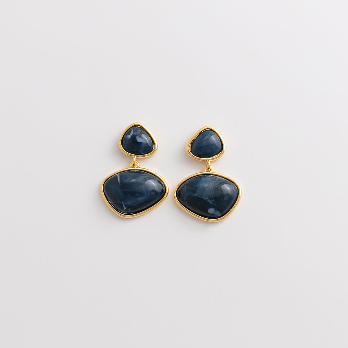 Curated Resin Stone Drop Earrings