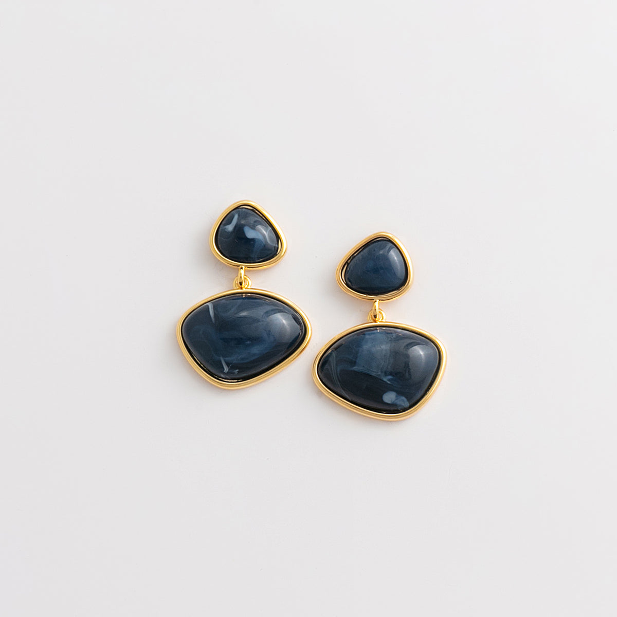 Curated Resin Stone Drop Earrings