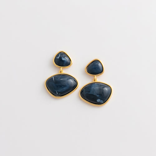 Curated Resin Stone Drop Earrings