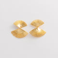 Curated Fanned Bow Stud Earrings