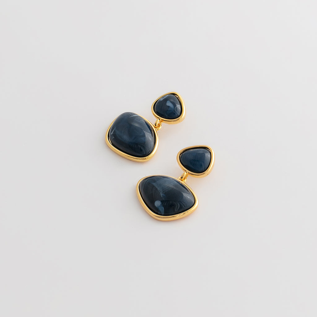 Curated Resin Stone Drop Earrings