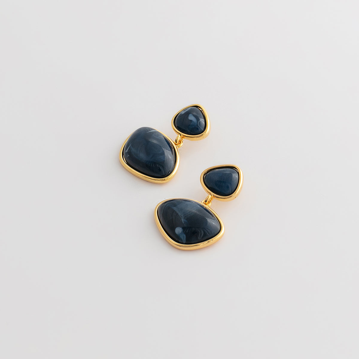 Curated Resin Stone Drop Earrings