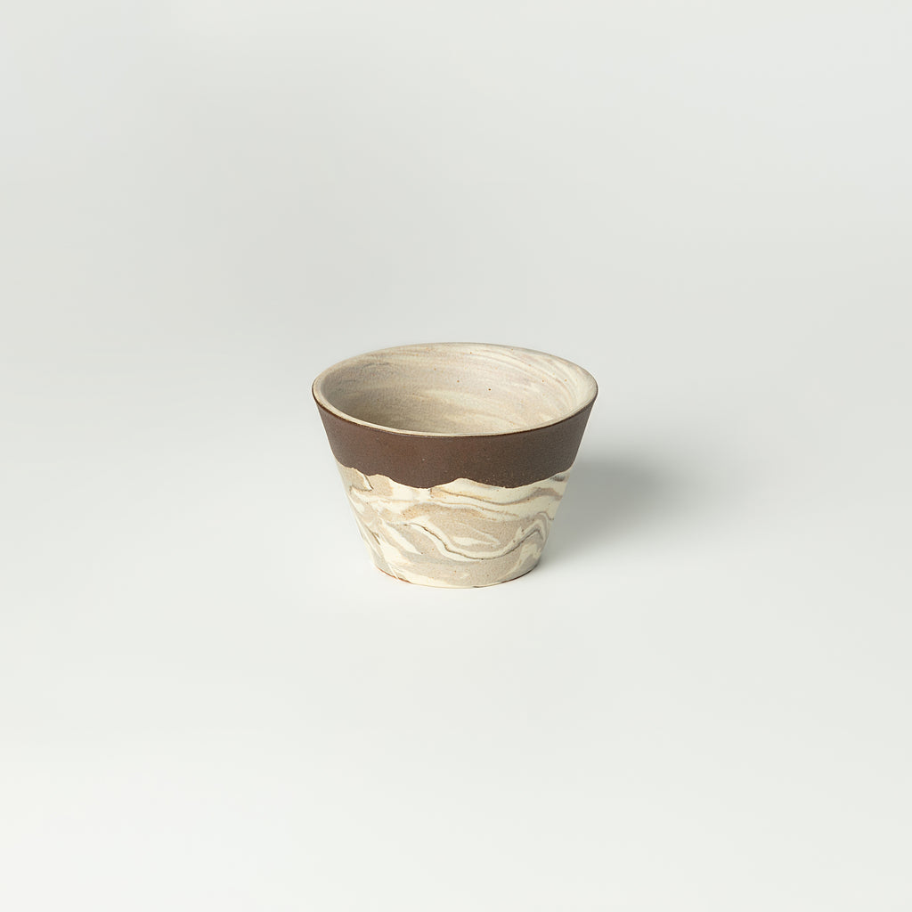 Nerikomi Handcrafted Ceramic Bowl Cup | 250ml