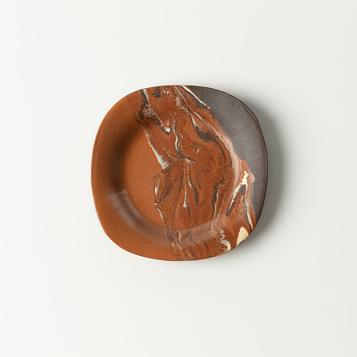 Handcrafted Nerikomi Ceramic Small Dish – Marbled Stoneware