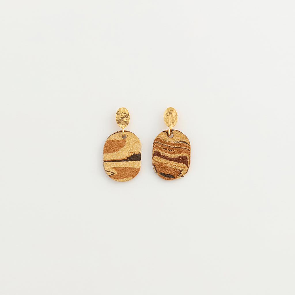 Nerikomi Porcelain Drop Earrings | Island