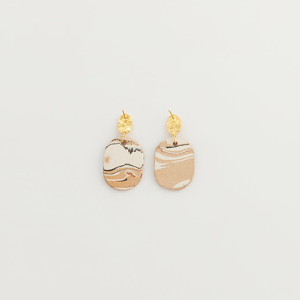 Nerikomi Porcelain Drop Earrings | Island