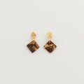 Nerikomi Porcelain Drop Earrings | Checkers