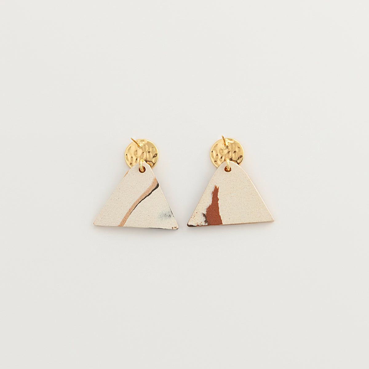 Nerikomi Porcelain Drop Earrings | The Pyramid