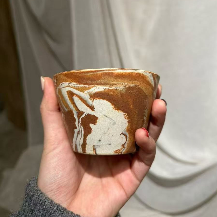 Nerikomi Handcrafted Ceramic Bowl Cup | 250ml