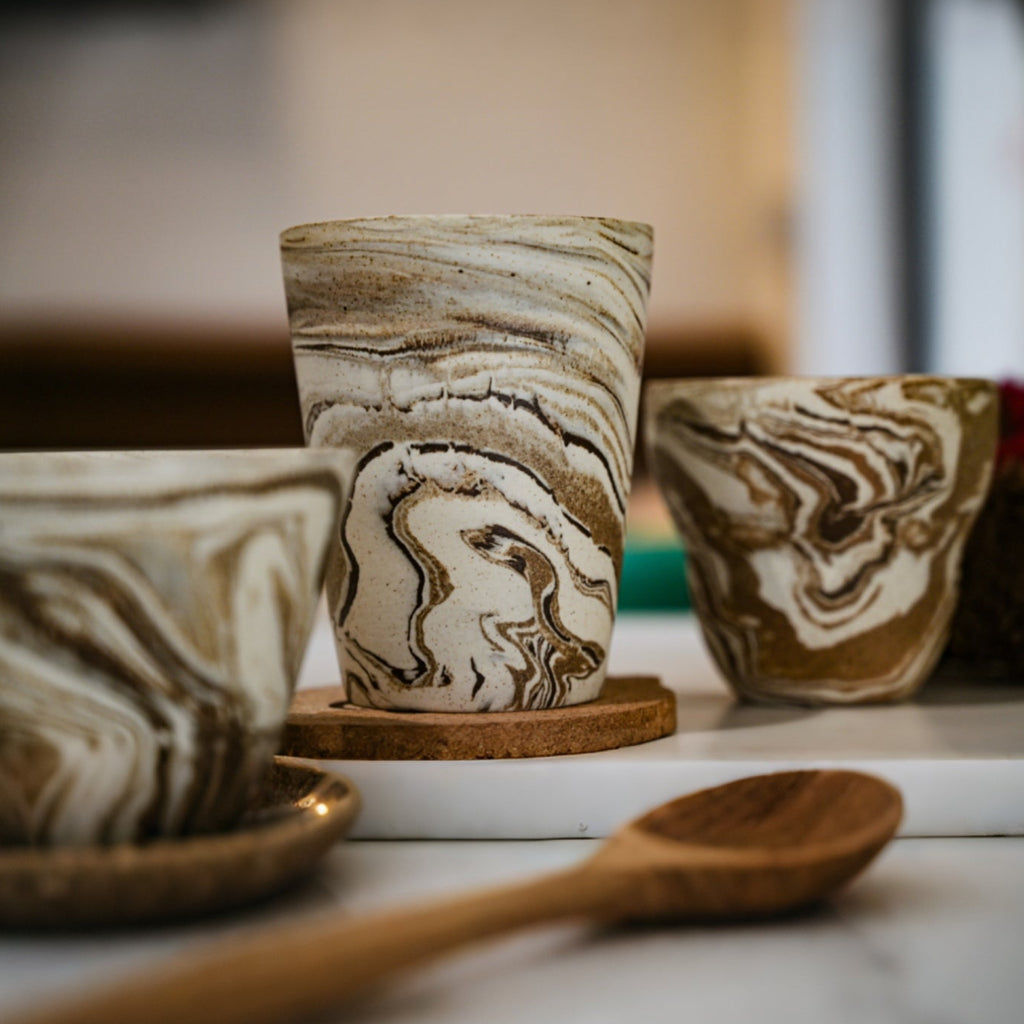 Nerikomi Handcrafted Ceramic Tumbler | 300ml