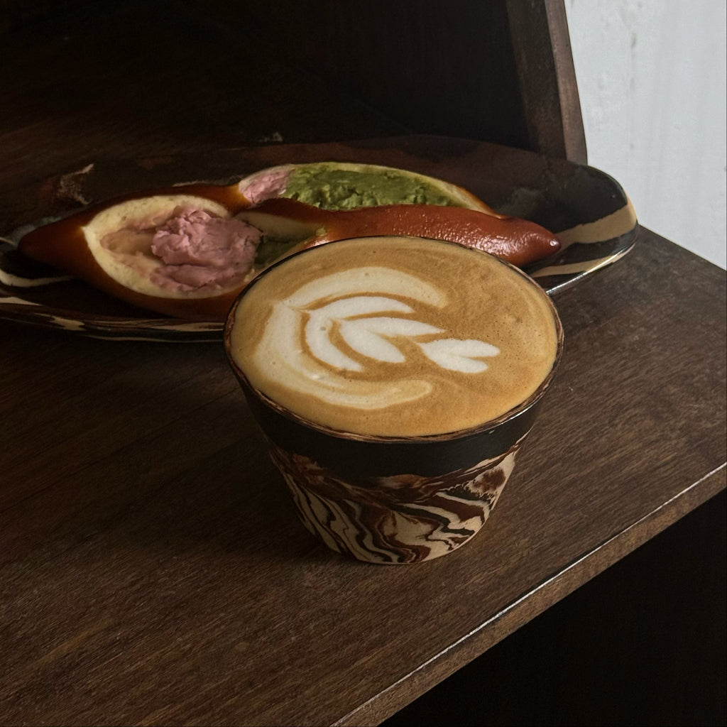 Nerikomi Handcrafted Ceramic Bowl Cup | 250ml