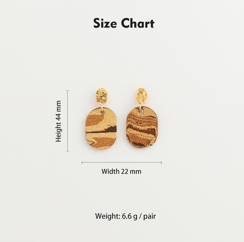Nerikomi Porcelain Drop Earrings | Island