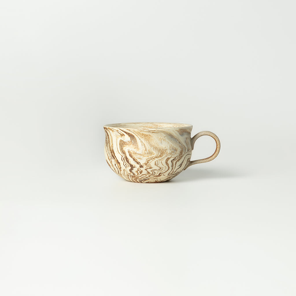 Nerikomi Handcrafted Ceramic Latte Bowl Mug | 270ml