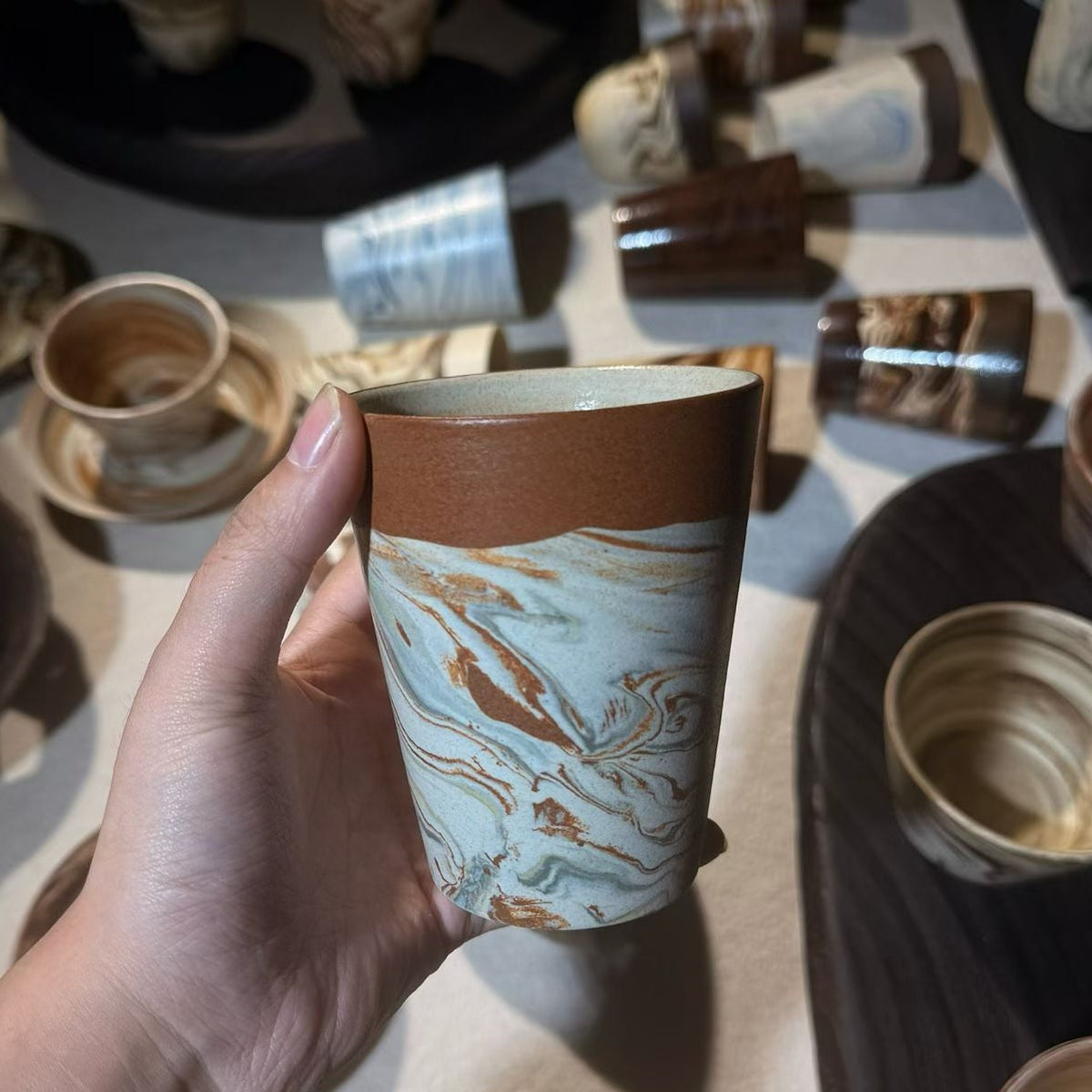 Nerikomi Handcrafted Ceramic Tumbler | 300ml