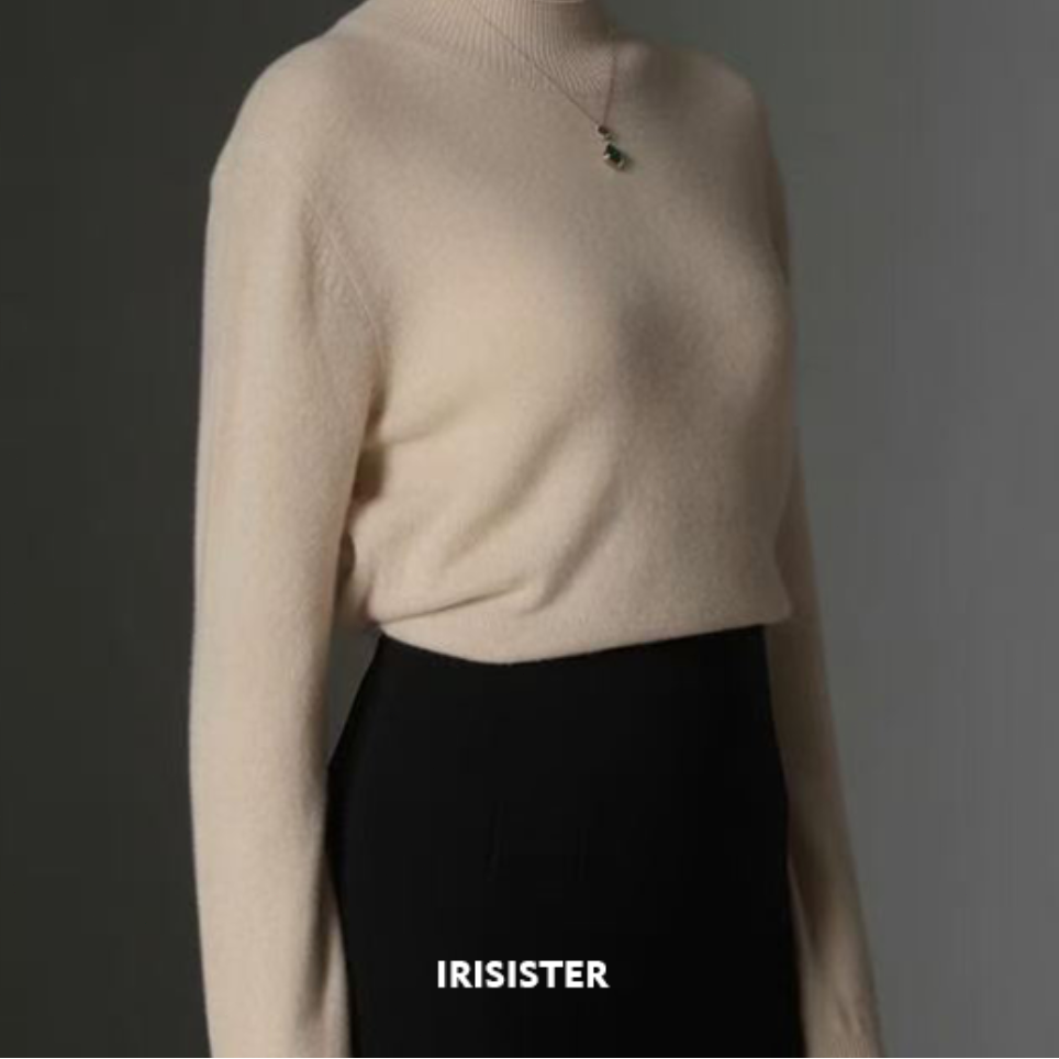 Irisister Pure Wool Sweater (100% Wool) -- Smooth and Luxurious