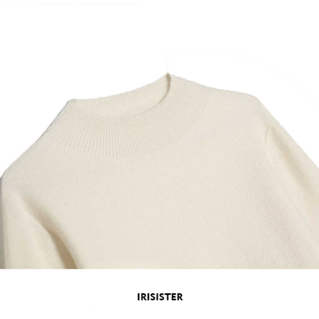 Irisister Pure Wool Sweater (100% Wool) -- Smooth and Luxurious